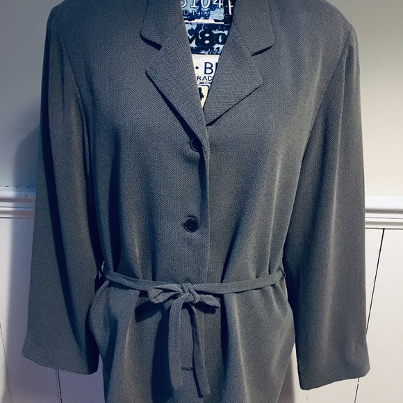 Josephine Chaus Jackets & Blazers - Women's Gray Work Blazer Josephine Chaus XL